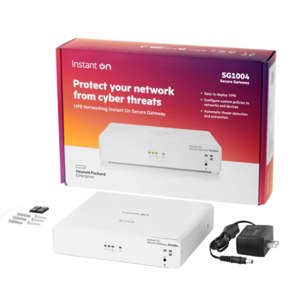 HPE Networking Instant On SG1004 4-Port Gigabit Secure Gateway - S0G33A#ABA